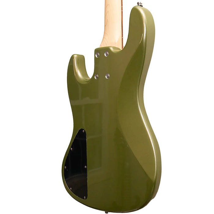 Sadowsky MetroExpress 21-Fret Hybrid P/J 4-String Electric Bass Solid Sage Green Metallic High Polish