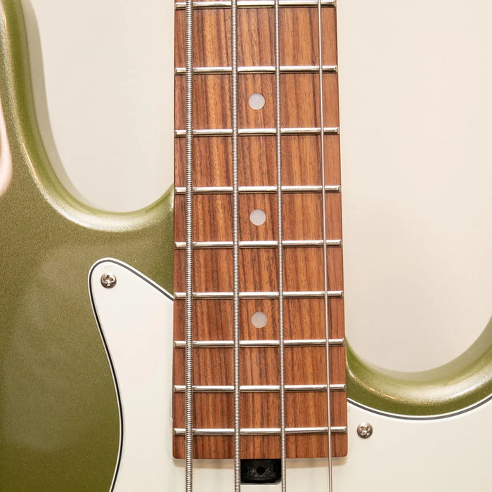 Sadowsky MetroExpress 21-Fret Hybrid P/J 4-String Electric Bass Solid Sage Green Metallic High Polish