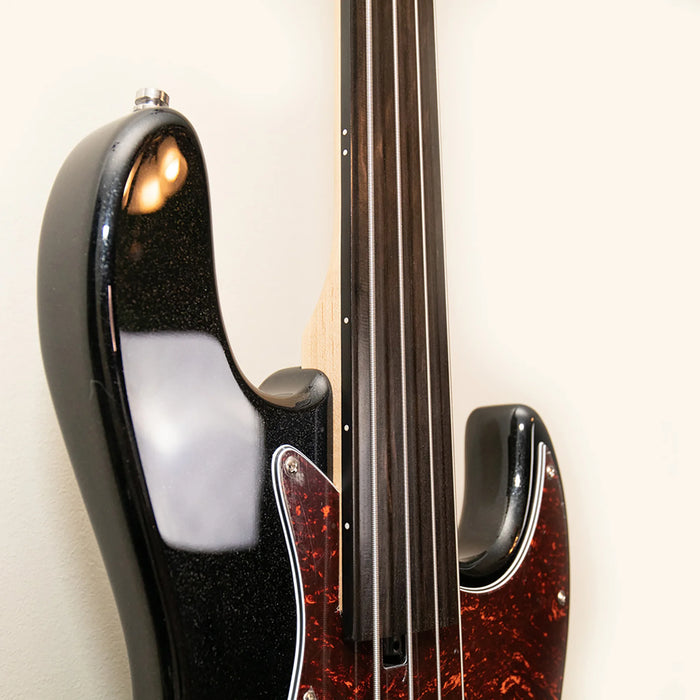 Sadowsky MetroExpress 21-Fret Vintage J/J 4-String Fretless Electric Solid Black High Polish