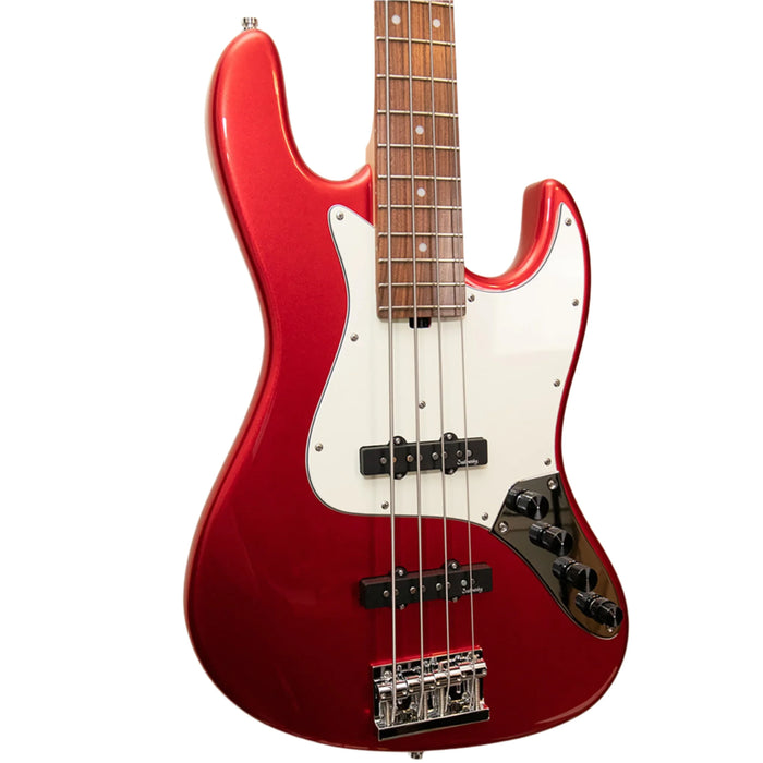 Sadowsky MetroLine 21-Fret Vintage J/J 4-String Electric Bass Solid Candy Apple Red Metallic High Polish