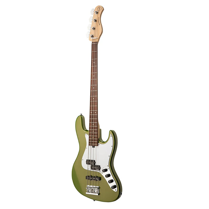 Sadowsky MetroExpress 21-Fret Hybrid P/J 4-String Electric Bass Solid Sage Green Metallic High Polish