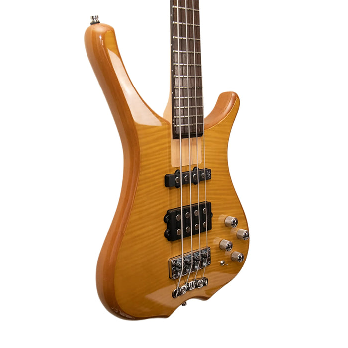 Warwick RockBass Infinity 4-String Electric Bass Natural Transparent High Polish