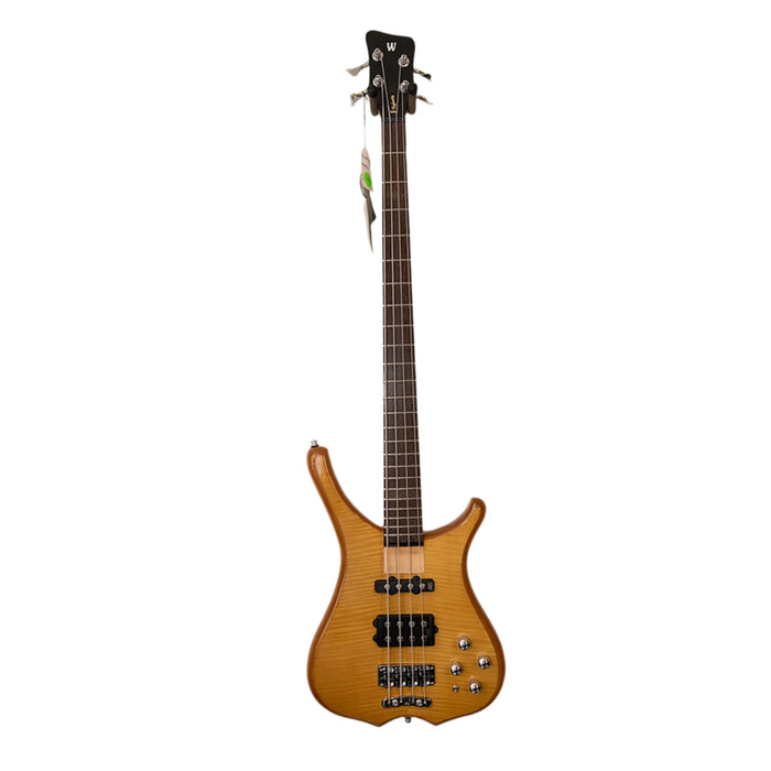 Warwick RockBass Infinity 4-String Electric Bass Natural Transparent High Polish