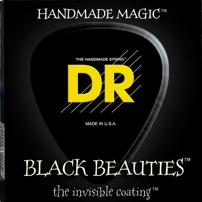 DR Strings Black Beauties 4-String Bass Strings 45-105 Medium BKB-45