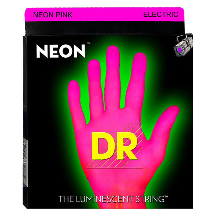 DR Strings HI-DEF NEON Pink 4-String Bass Strings 45-105 Medium NPB-45