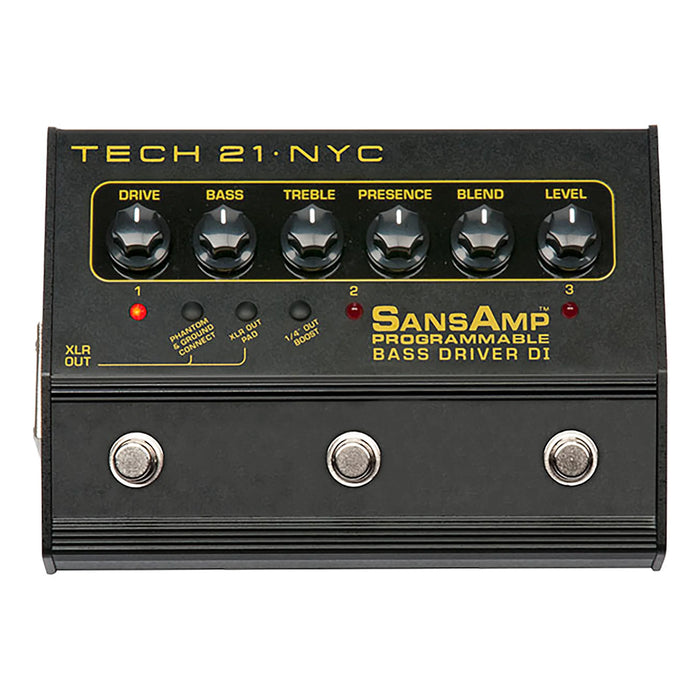 Tech 21 SansAmp Bass Driver Programmable DI Pedal