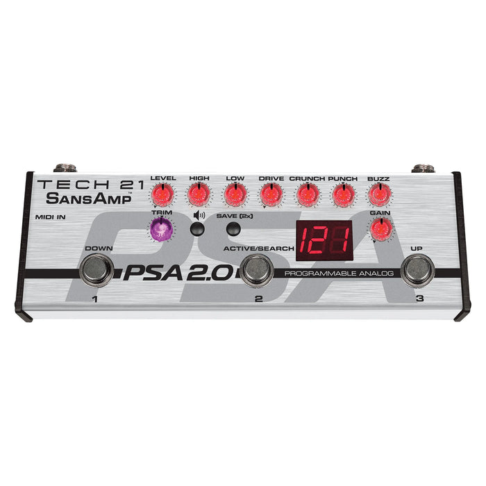 Tech 21 SansAmp PSA 2.0 Programmable Preamp DI Pedal